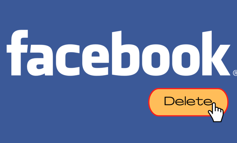 delete facebook account