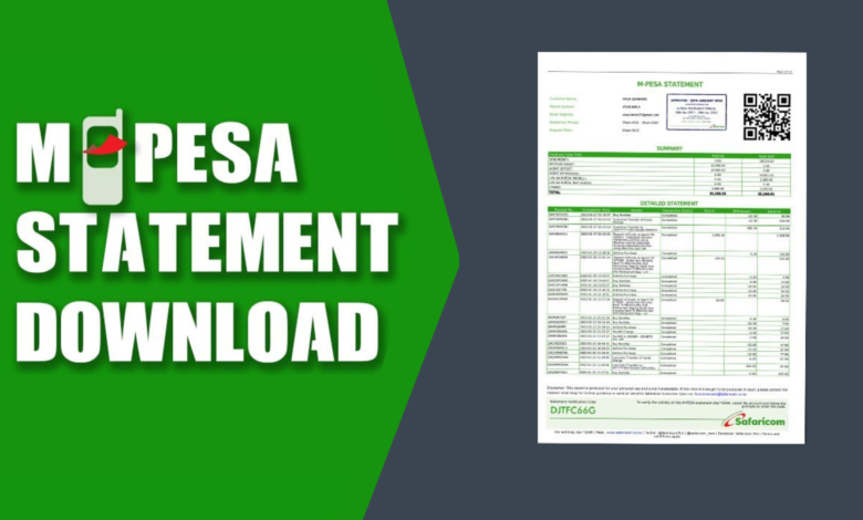 Access your M-Pesa statement online