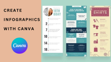 create an infographic with canva